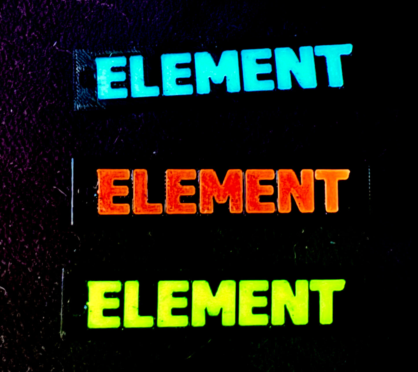 Glow in the dark key chain