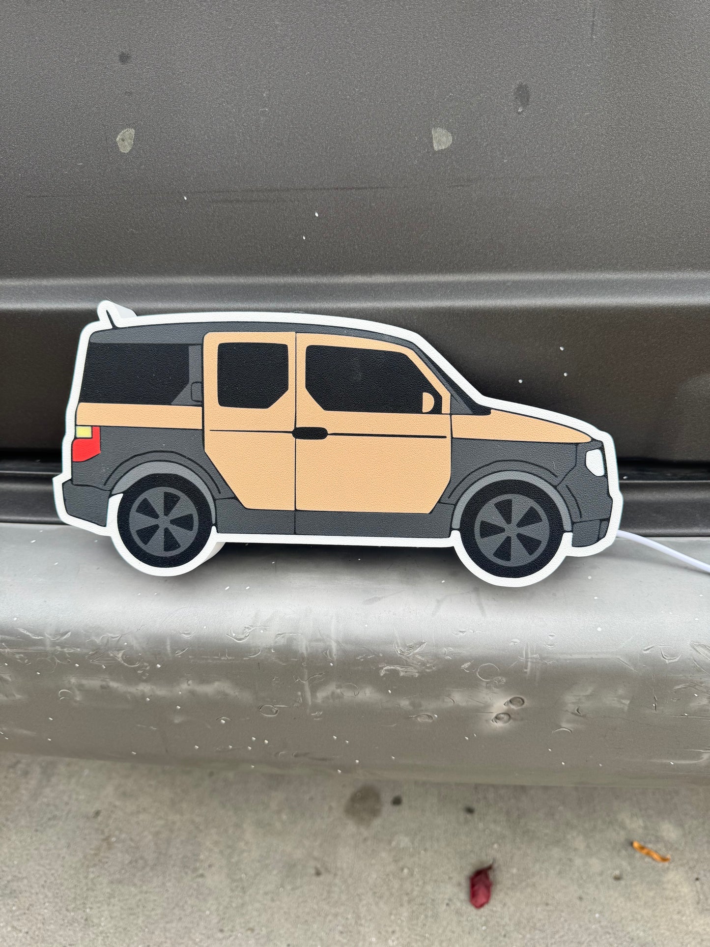 Element LED lightbox khaki