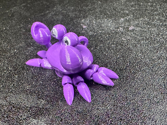Special edition purple Gill the Crab Keychain