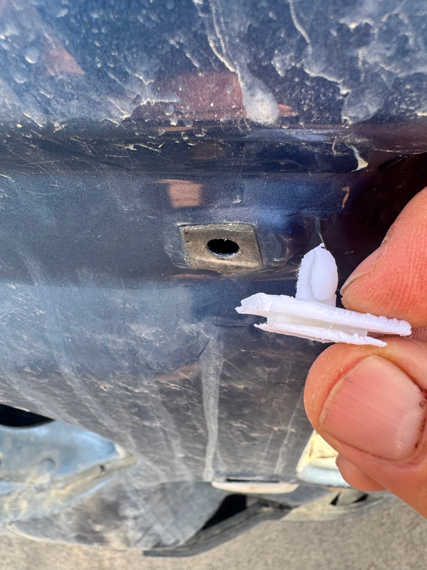 White clips EX-P cladding Honda part number 91505SCVA00