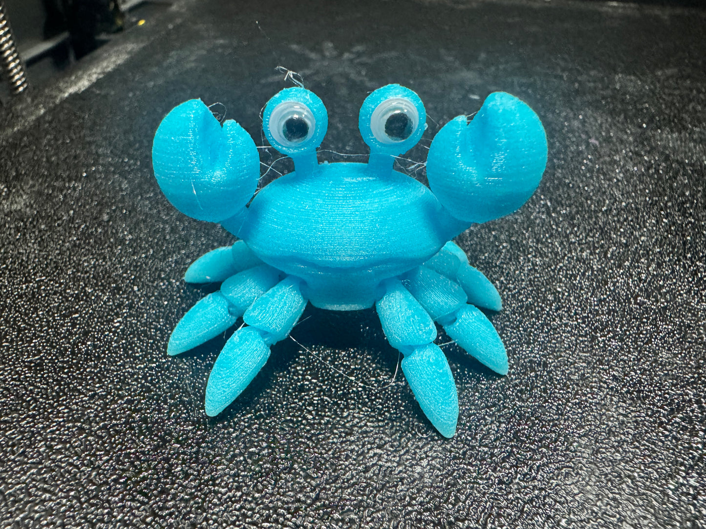 Blue glow in the dark Mini Gil the Crab Dash buddy