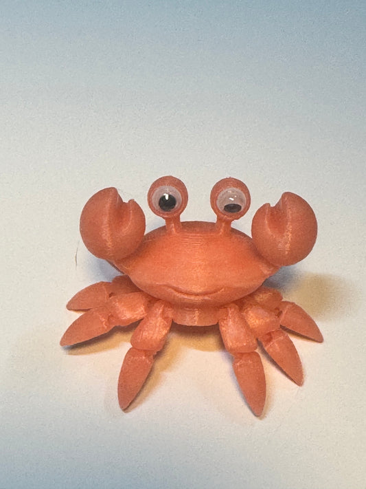Orange glow in the dark Mini Gil the Crab Dash buddy
