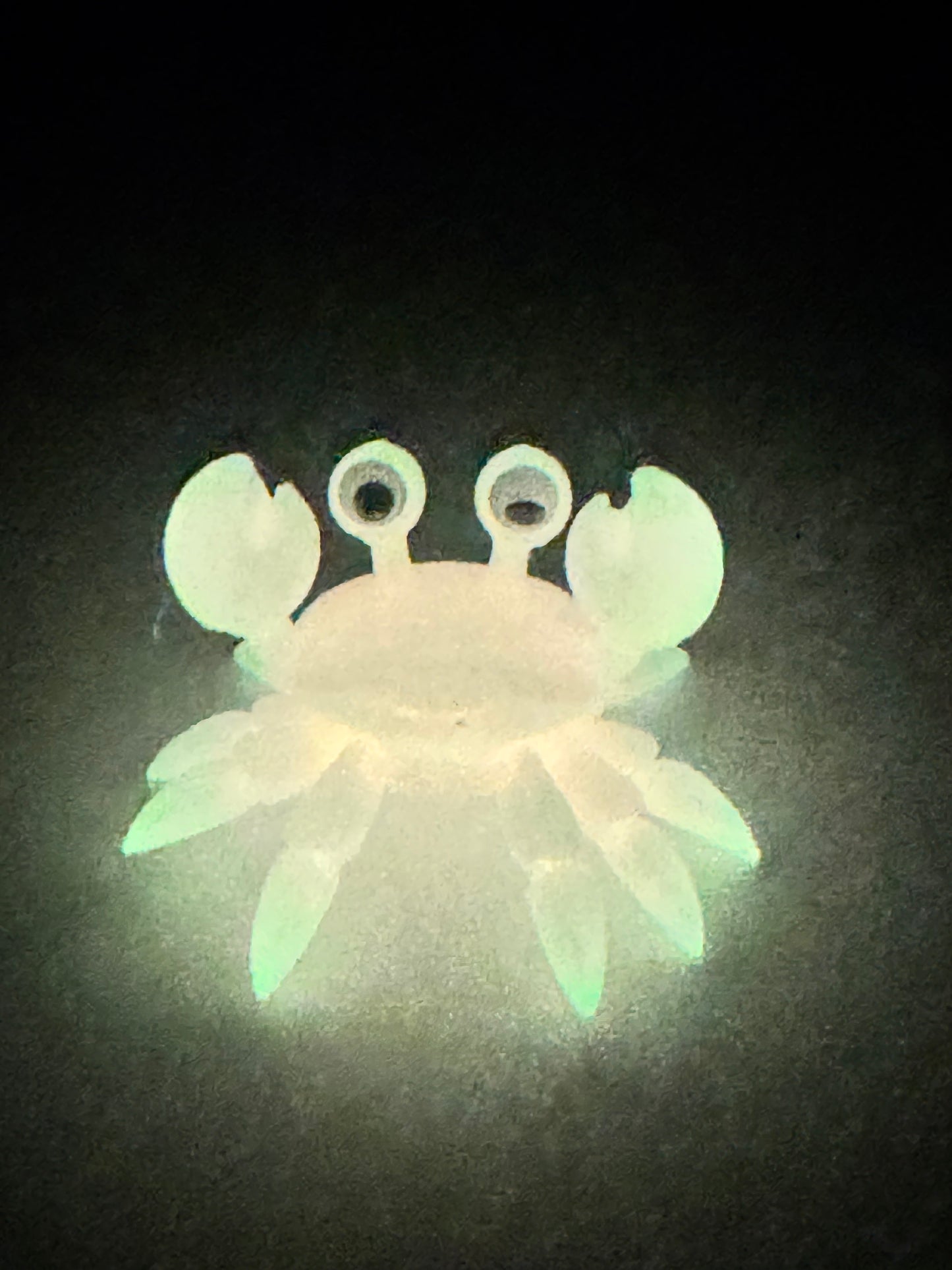 Orange glow in the dark Mini Gil the Crab Dash buddy